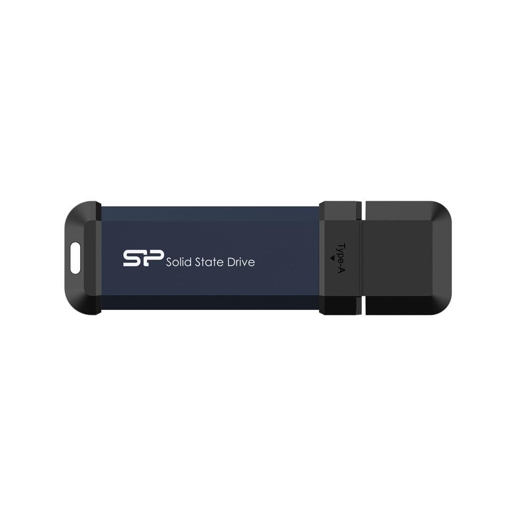 Външен SSD Silicon Power MS60 Blue 250GB, USB-A 3.2 Gen2 1