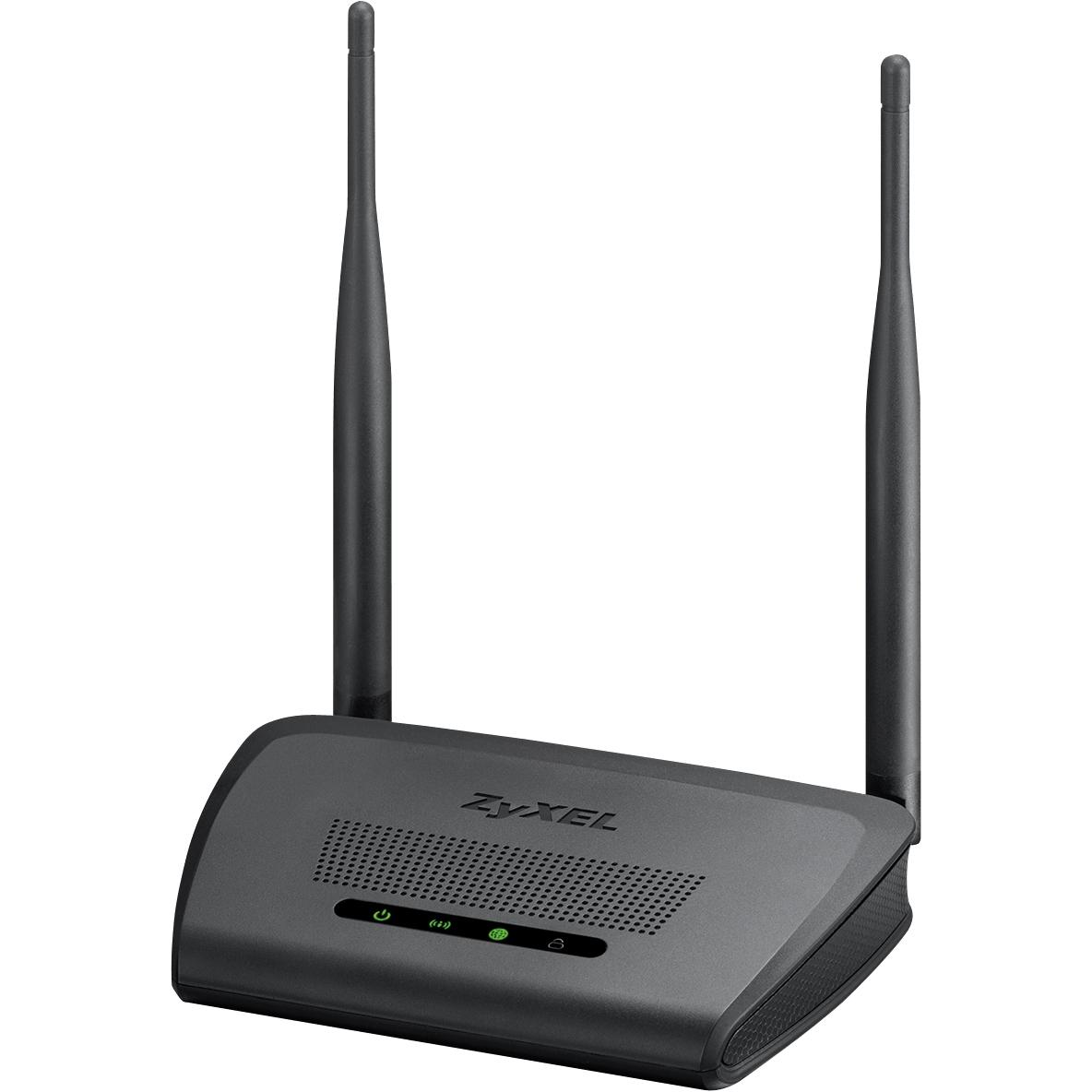 Безжичен рутер ZYXEL NBG-418N v2, 2.4 GHz, 300Mbps, 10/100 1