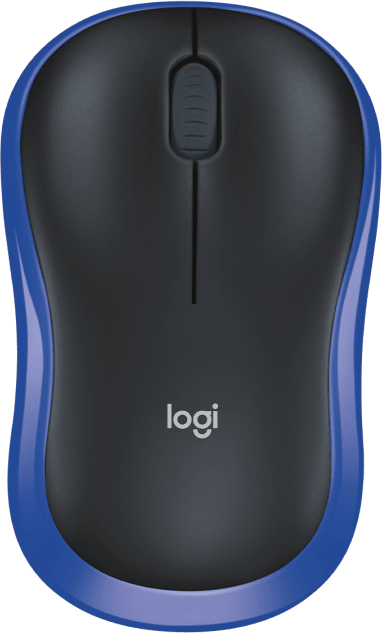 Безжична оптична мишка LOGITECH M185, USB, Син/Черен 1