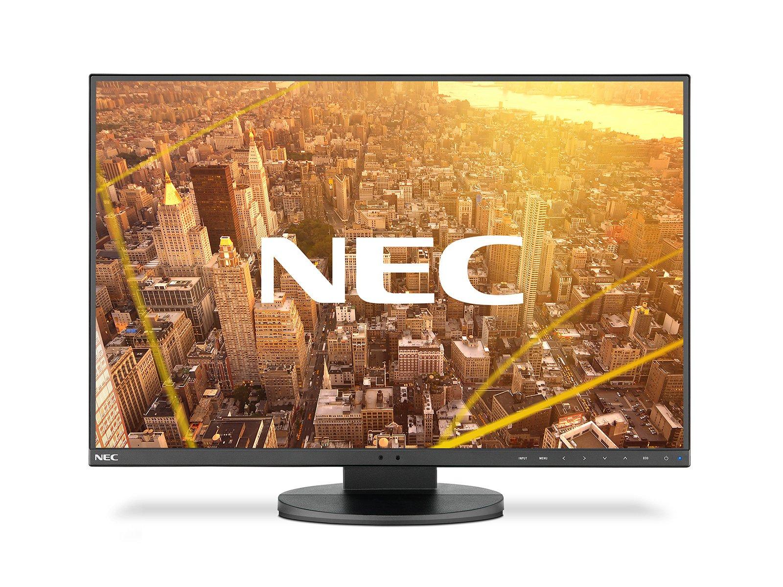 Монитор NEC MultiSync EA241F, IPS, 23.8" inch, Wide, 1920x1080, DVI-I, DP, HDMI, VGA, USB, Черен 1