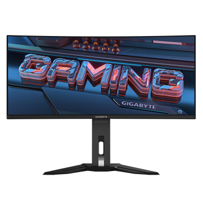 Гейминг монитор GIGABYTE MO34WQC2,QD-OLED, WQHD(3440x1440), 240Hz, 0.03ms, Vesa ClearMR 13000, HDR 400, KVM 1