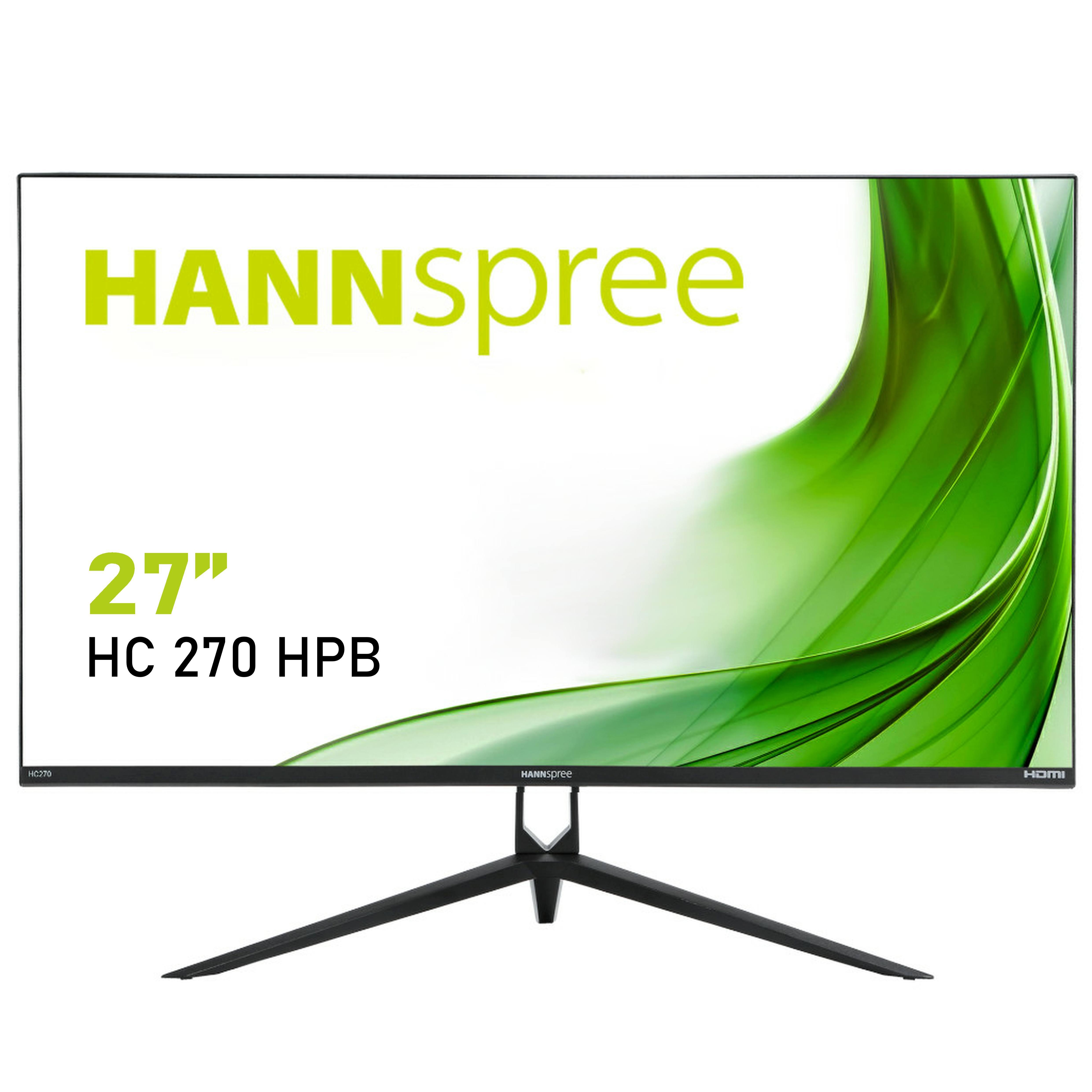 Монитор HANNSPREE HC270 HPBRE9, FHD, Wide, 27 inch, HDMI, D-Sub, Черен 1