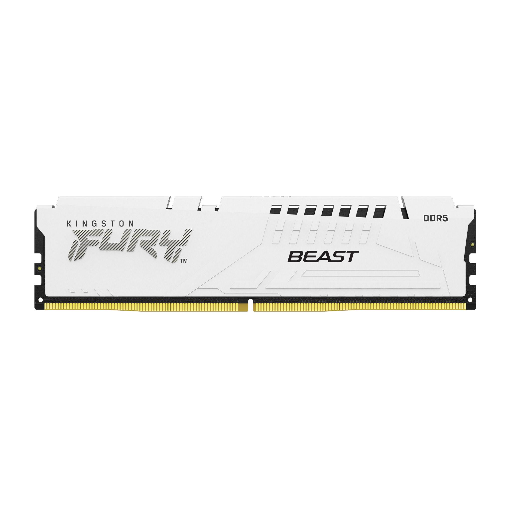 Памет Kingston FURY Beast White 16GB DDR5 6000MHz CL36 KF560C36BWE2-16 1