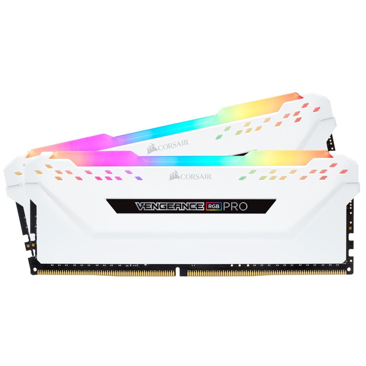 Памет Corsair Vengeance PRO RGB White 16GB(2x8GB) DDR4 3600MHz CMW16GX4M2D3600C18W 1