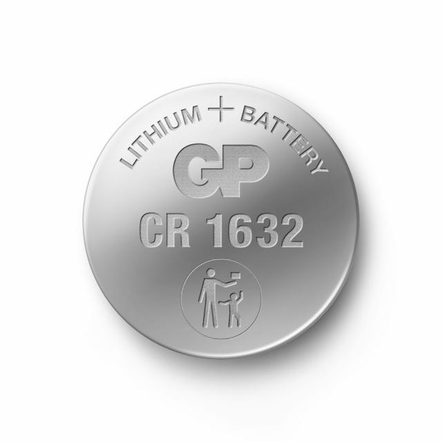 Батерия литиева CR1632 3V  GP BATTERIES, 1 бр. блистер /цена за 1 бр./ 1