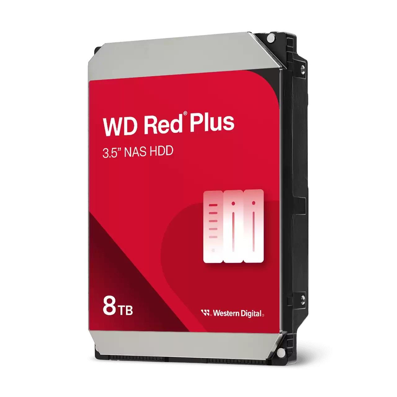 Хард диск WD Red Plus, 8TB NAS, 3.5", 256MB, 5640RPM, WD80EFPX 1