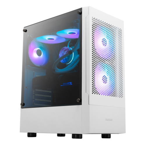 Gamdias кутия ATX - TALOS E3 MESH White - aRGB, Tempered Glass 9